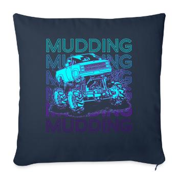 Mud Fights Mud Fights Retro - Sofa pillowcase 17,3'' x 17,3'' (45 x 45 cm) - navy - Front