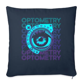 Optometry Optometrists Opticians Retro - Sofa pillowcase 17,3'' x 17,3'' (45 x 45 cm) - navy - Front