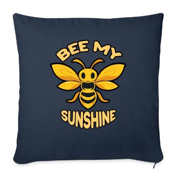 Bee Lovers Beekeepers Naturefriends Beekeepers - Sofa pillowcase 17,3'' x 17,3'' (45 x 45 cm) - navy - Front