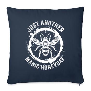 Bee lovers Beekeepers Nature lovers Beekeepers - Sofa pillowcase 17,3'' x 17,3'' (45 x 45 cm) - navy - Front
