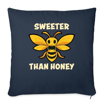 Bee Lovers Beekeepers Naturefriends Beekeepers - Sofa pillowcase 17,3'' x 17,3'' (45 x 45 cm) - navy - Front