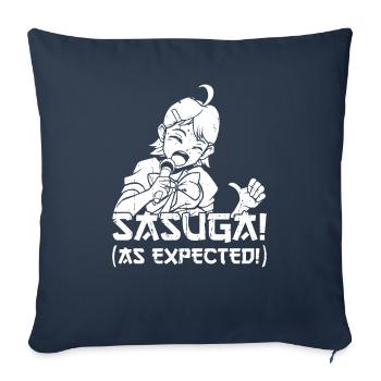 Anime Manga Compliment - Sofa pillowcase 17,3'' x 17,3'' (45 x 45 cm) - navy - Front