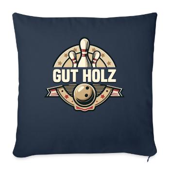 Good Wooden Skittles Skittles Club Design for Skittles - Sofa pillowcase 17,3'' x 17,3'' (45 x 45 cm) - navy - Front