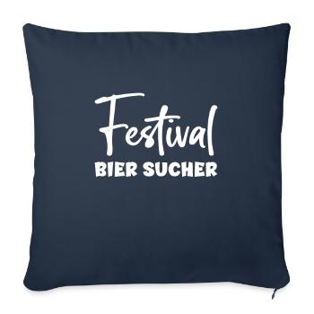 Party Outfit with Event Toast for Festivals - Sofa pillowcase 17,3'' x 17,3'' (45 x 45 cm) - navy - Front