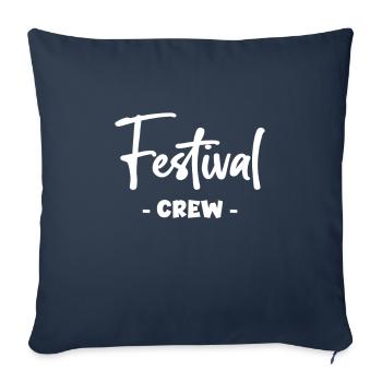 Party Crew Outfit Event Toast for Festivals - Sofa pillowcase 17,3'' x 17,3'' (45 x 45 cm) - navy - Front