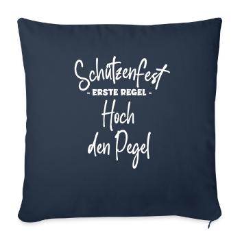 Schützenfest Outfit Toast Up the Level - Sofa pillowcase 17,3'' x 17,3'' (45 x 45 cm) - navy - Front