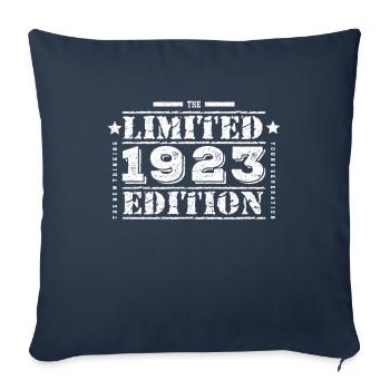 1923 édition limitée anniversaire - Housse de coussin décorative 45 x 45 cm - bleu marine - Devant