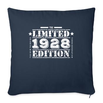 1928 Limited Edition Birthday - Sofa pillowcase 17,3'' x 17,3'' (45 x 45 cm) - navy - Front