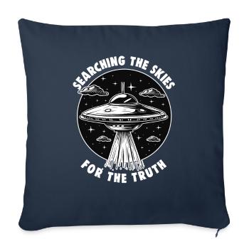 SciFi umd Außerirdische Aliens und Ufo Fan - Sofakissenbezug 45 x 45 cm - Navy - Vorne