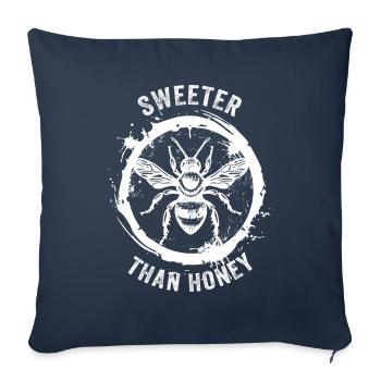 Bee Lovers Beekeepers Naturefriends Beekeepers - Sofa pillowcase 17,3'' x 17,3'' (45 x 45 cm) - navy - Front