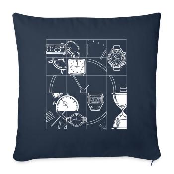 Watch Collector Wristwatches Luxury Watches Watch - Sofa pillowcase 17,3'' x 17,3'' (45 x 45 cm) - navy - Front