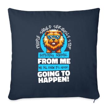 Chow Chow - Sofa pillowcase 17,3'' x 17,3'' (45 x 45 cm) - navy - Front