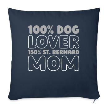 Saint Bernard - Sofa pillowcase 17,3'' x 17,3'' (45 x 45 cm) - navy - Front
