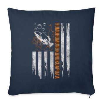 Humuhumunukunukuapua'a Hawaiian Reef Pusher - Sofa pillowcase 17,3'' x 17,3'' (45 x 45 cm) - navy - Front