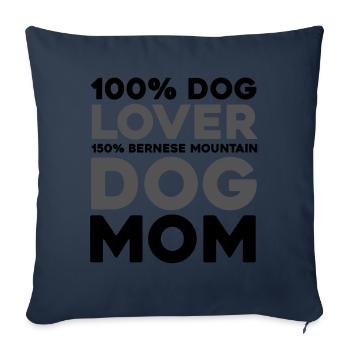 Manga d’anime - Housse de coussin décorative 45 x 45 cm - bleu marine - Devant