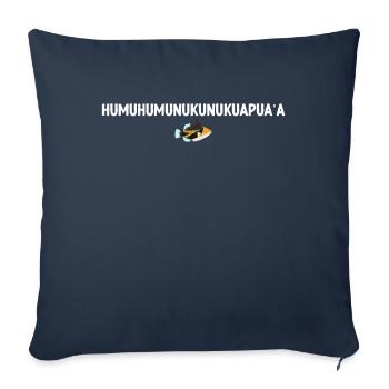 Humuhumunukunukuapua'a Hawaiian Reef Pusher - Sofa pillowcase 17,3'' x 17,3'' (45 x 45 cm) - navy - Front