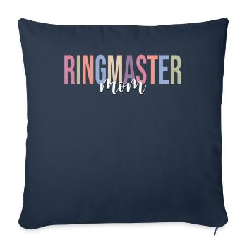 Circus Manegemeister Ringmaster Mother Carnival - Sofa pillowcase 17,3'' x 17,3'' (45 x 45 cm) - navy - Front