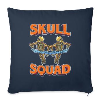 Nageurs nageurs - Housse de coussin décorative 45 x 45 cm - bleu marine - Devant