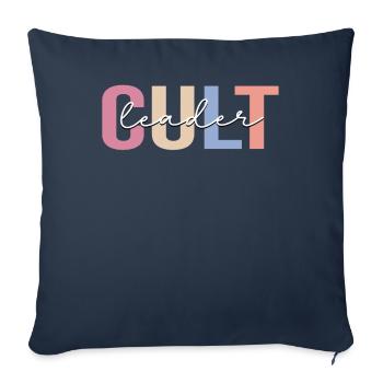 Occult Goth - Sofa pillowcase 17,3'' x 17,3'' (45 x 45 cm) - navy - Front
