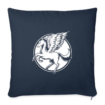 Pegasus - Sofa pillowcase 17,3'' x 17,3'' (45 x 45 cm) - navy - Front