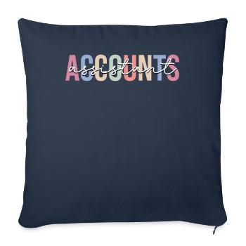 Secrétaire - Housse de coussin décorative 45 x 45 cm - bleu marine - Devant