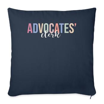 Paralegal - Sofa pillowcase 17,3'' x 17,3'' (45 x 45 cm) - navy - Front