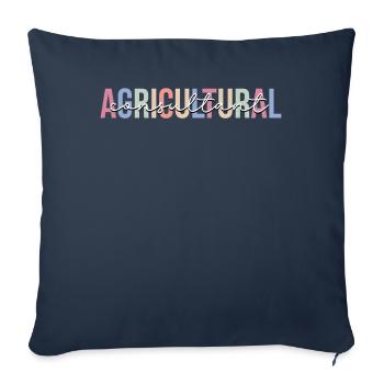 Agriculture - Sofa pillowcase 17,3'' x 17,3'' (45 x 45 cm) - navy - Front