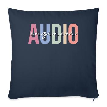 Sound Engineer Sound Engineer - Sofa pillowcase 17,3'' x 17,3'' (45 x 45 cm) - navy - Front