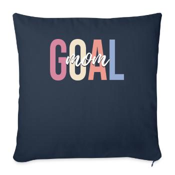 Soccer Mom Player - Sofa pillowcase 17,3'' x 17,3'' (45 x 45 cm) - navy - Front