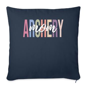 Bogenschützin Bogen und Pfeil - Sofakissenbezug 45 x 45 cm - Navy - Vorne