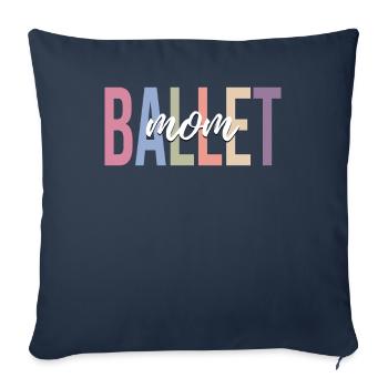 Ballet Dancer Dancing Ballerina - Sofa pillowcase 17,3'' x 17,3'' (45 x 45 cm) - navy - Front