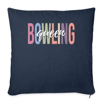 Bowling Girl Bowling Team - Sofakissenbezug 45 x 45 cm - Navy - Vorne