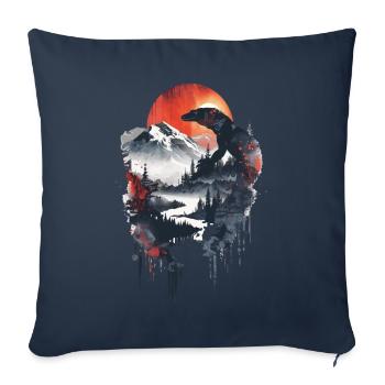 Komodo Dragon - Sofa pillowcase 17,3'' x 17,3'' (45 x 45 cm) - navy - Front