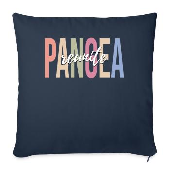 Géologue collectionneur de roches Rockhounding - Housse de coussin décorative 45 x 45 cm - bleu marine - Devant