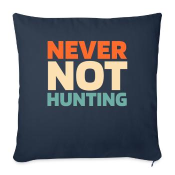 Bow Hunting Bow Hunter - Sofa pillowcase 17,3'' x 17,3'' (45 x 45 cm) - navy - Front