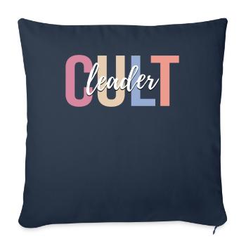 Occult Goth - Sofa pillowcase 17,3'' x 17,3'' (45 x 45 cm) - navy - Front