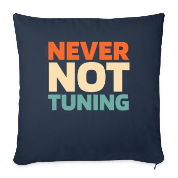 Screwdriver Tuning Tuner - Sofa pillowcase 17,3'' x 17,3'' (45 x 45 cm) - navy - Front