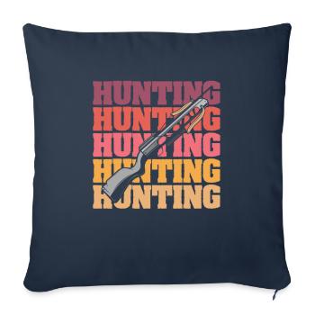 Bow Hunting Bow Hunter - Sofa pillowcase 17,3'' x 17,3'' (45 x 45 cm) - navy - Front