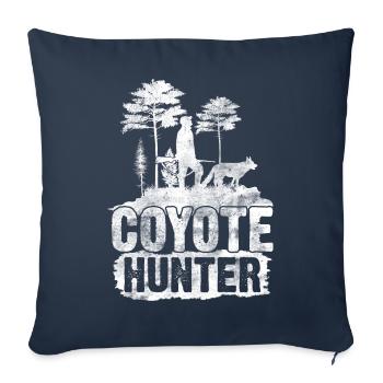 Coyote Hunt Coyote Hunter Yote - Sofa pillowcase 17,3'' x 17,3'' (45 x 45 cm) - navy - Front