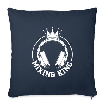 Mixing King - Sound Engineer - Sofa pillowcase 17,3'' x 17,3'' (45 x 45 cm) - navy - Front