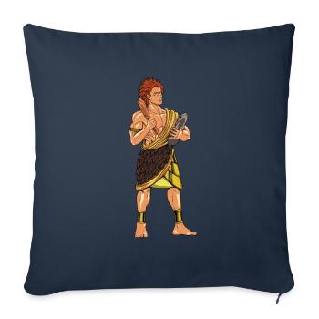 God of Celtic Mythology - Ogma - Sofa pillowcase 17,3'' x 17,3'' (45 x 45 cm) - navy - Front