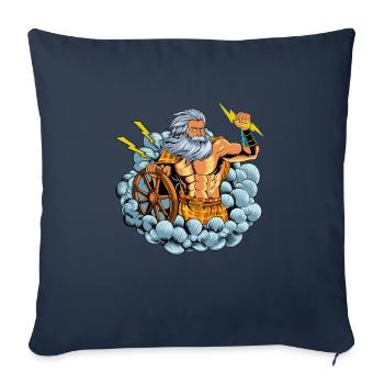 God of Celtic Mythology - Taranis - Sofa pillowcase 17,3'' x 17,3'' (45 x 45 cm) - navy - Front