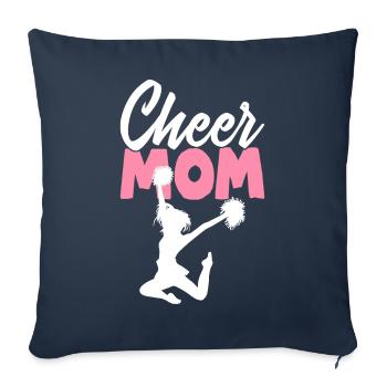 Cheer Mom Cheerleading Cheerleader Cheer Squad - Sofa pillowcase 17,3'' x 17,3'' (45 x 45 cm) - navy - Front