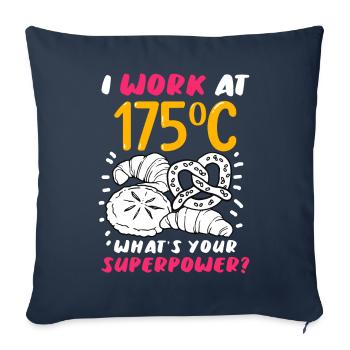 Bread Baking Bread Maker - Sofa pillowcase 17,3'' x 17,3'' (45 x 45 cm) - navy - Front