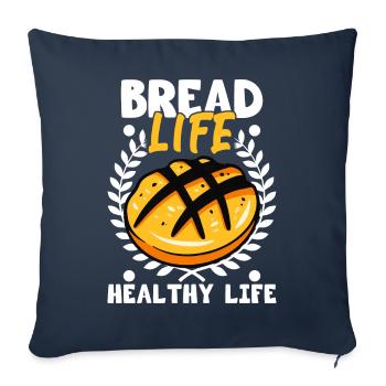 Bread Baking Bread Maker - Sofa pillowcase 17,3'' x 17,3'' (45 x 45 cm) - navy - Front