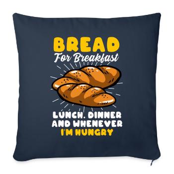 Bread Baking Bread Maker - Sofa pillowcase 17,3'' x 17,3'' (45 x 45 cm) - navy - Front