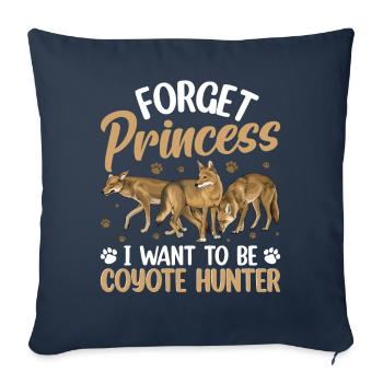 Coyote Hunting Yote - Sofa pillowcase 17,3'' x 17,3'' (45 x 45 cm) - navy - Front