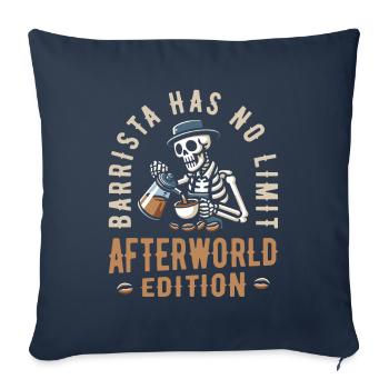 Barista Coffee - Sofa pillowcase 17,3'' x 17,3'' (45 x 45 cm) - navy - Front