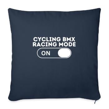 Radfahren BMX Racing Modus - Sofakissenbezug 45 x 45 cm - Navy - Vorne