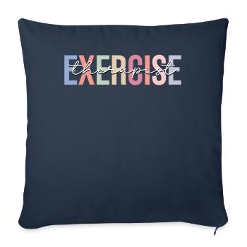 Movement Therapist Therapy - Sofa pillowcase 17,3'' x 17,3'' (45 x 45 cm) - navy - Front